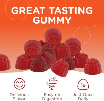 Zahler - Apple Cider Vinegar Gummies Kosher & Delicious ACV for Women Men Raw with The Mother Detox Support Cleanse Gut Health Metabolism 60 Flavored