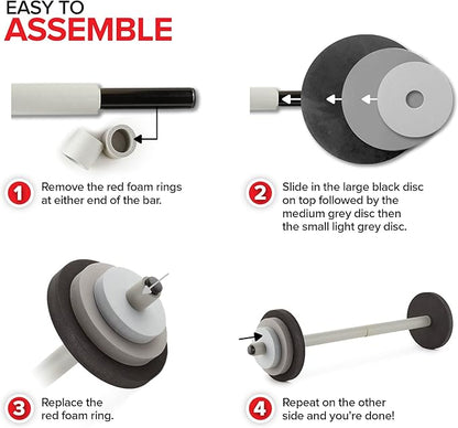 Modern Innovations Kids Barbell Weight Set