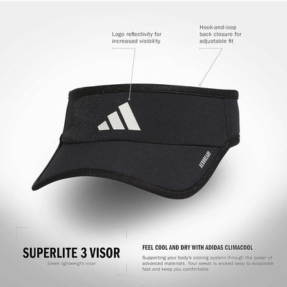 adidas Superlite, Sun Visor Hat for Women, Sport Performance, Outdoor Activities