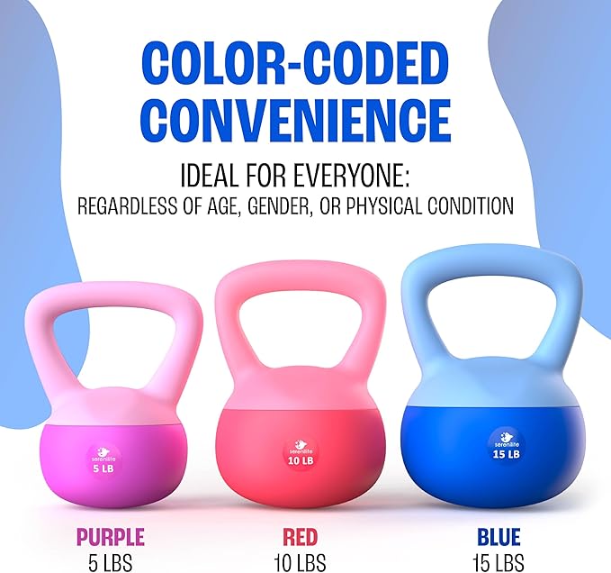 Soft Kettlebells, Serenilite Kettlebell Sets, Kettle Bell Sets