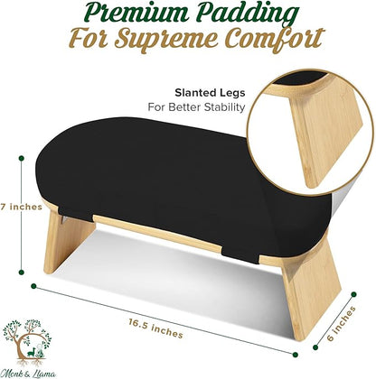 Monk & Llama Meditation Bench - Foldable