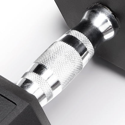 Marcy Rubber Hex Dumbbell - Available for 25lb - 50lb