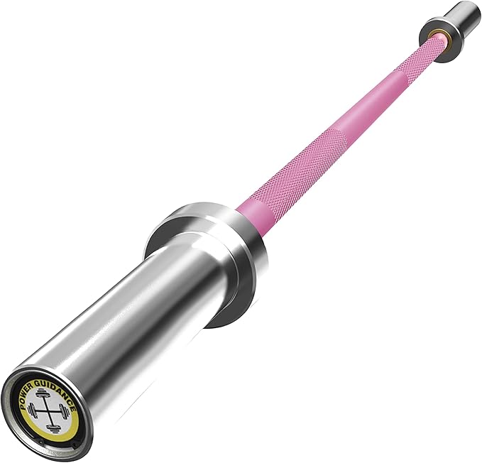 POWER GUIDANCE Chrome Olympic Barbell Bar 2 Inch 4ft/5ft/6ft