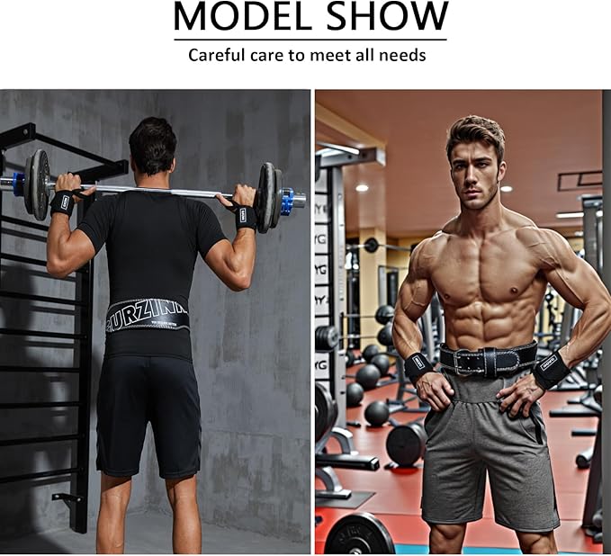 Weight Lifting Belt 4 inch Leather Belt Foam