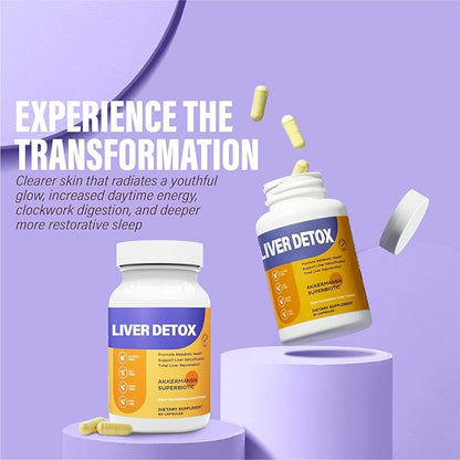 Vitality | Metabolism | Immunity Liver Detoxification, Regeneration, and Recovery Liver Support Supplements 1PCS