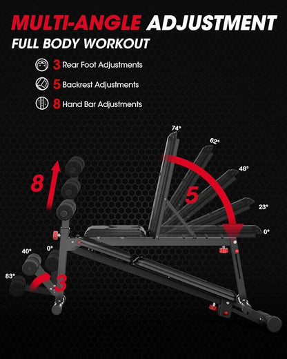 Weight Bench Press 860Lb Stable