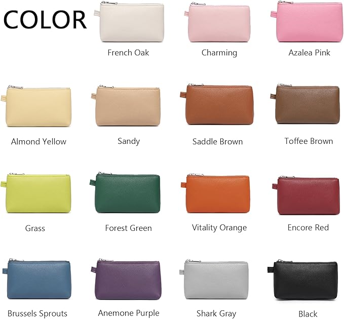 PU Leather Makeup Simple and Convenient Handbag Small Exquisite Storage Bag (Pu/Azalea Pink)
