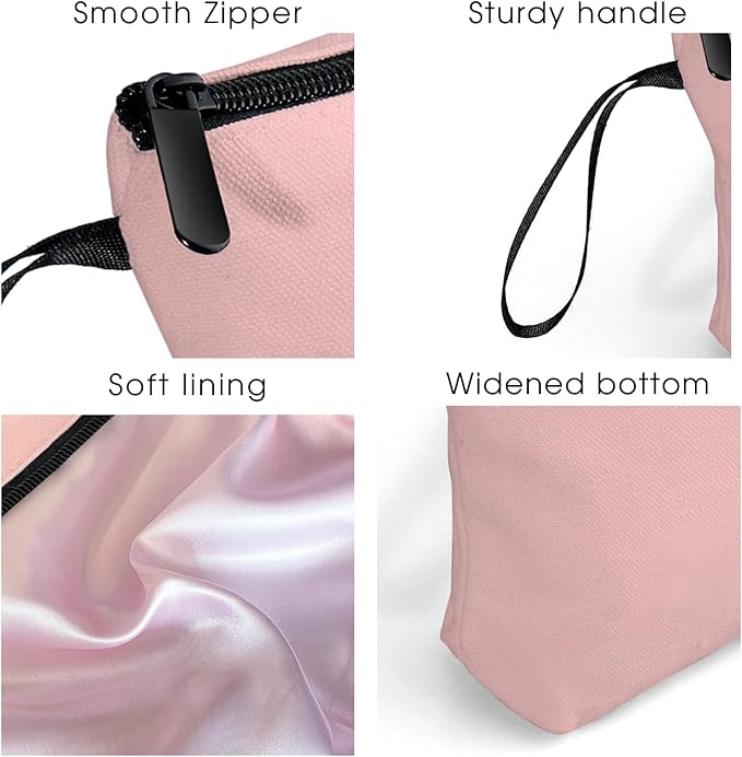 SEAMOON Maid of Honor Friendship Birthday Gifts for Women Her Aunt Sister Bridesmaid Coworkers Bride Personalized Makeup Cosmetic bag with Mirror Mothers Day Christmas Graduation V
