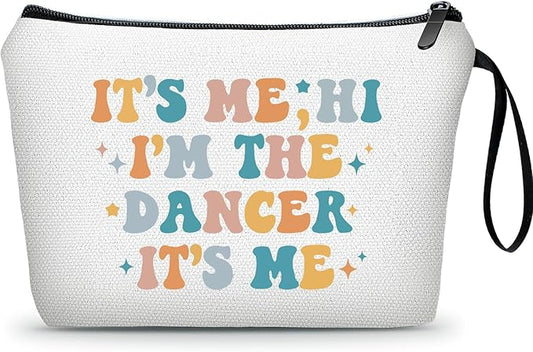 Dance Gifts, Dance Teacher Gifts, Dance Makeup Bag, Dancer Gifts,Dance Moms Merch, Dance Recital Gifts for Girls,Appreciation Gifts for Women Daughter Dance Teams Ballet Sister,Christmas Gifts