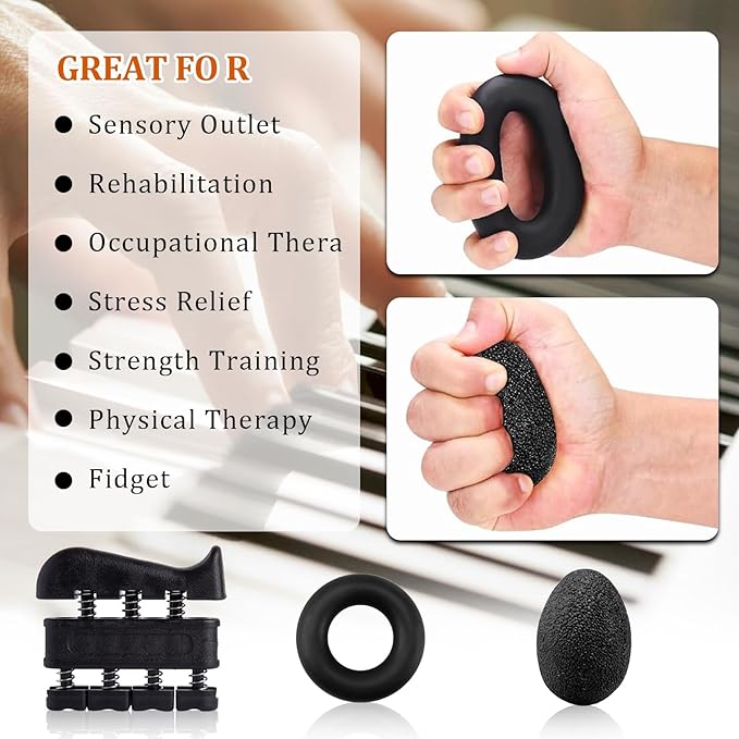 Grip Trainers, Including Forearm Strengtheners, Finger Trainers, Mechanical