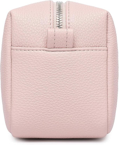PU leather Organizer Bag Lightweight Cosmetic Bag with Ring Clasp Perfect Travel Makeup Bag for Women (Charming/PU)