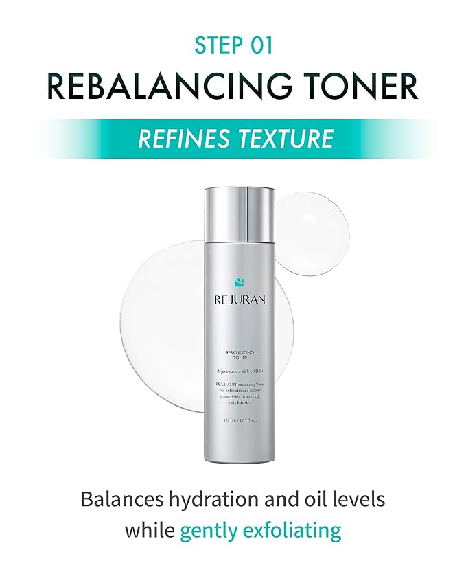 REJURAN® Total Aesthetic Skincare Set - Rejuvenating Daily Skincare Kit with c-PDRN® for Anti-Aging, Firming & Deep Hydration | Special Gift Set for Radiant, Youthful Glass Skin. Korean Skincare.