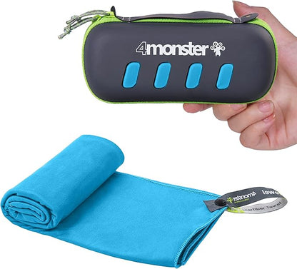 4Monster Camping Towel Super Absorbent-Quick Dry Microfiber Towel