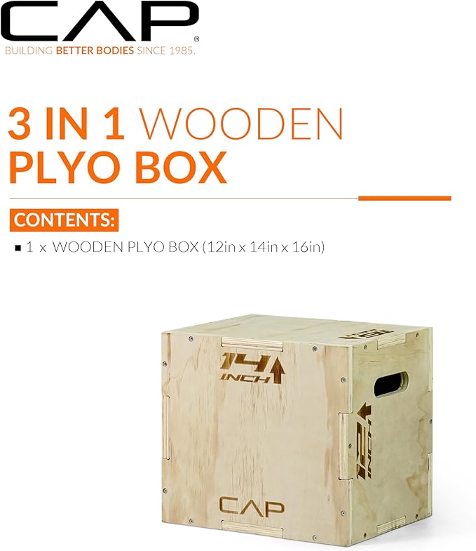 CAP Barbell 3-in-1 Plyometric Box