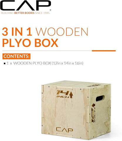 CAP Barbell 3-in-1 Plyometric Box