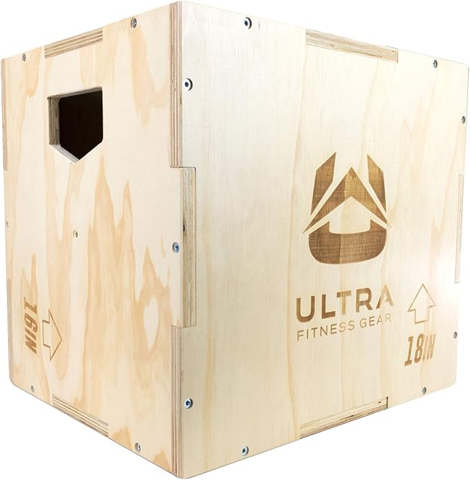 Plyo Box - Wooden 3-in-1 Plyometric Jump Box