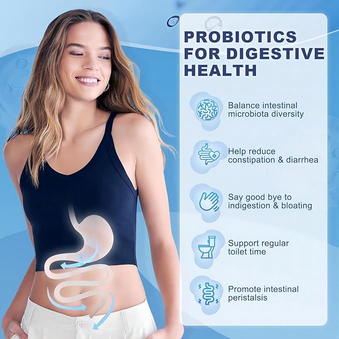 Probiotics and Prebiotics for Women and Men for Digestive Health Immune Health 100 Billion CFUs 84count