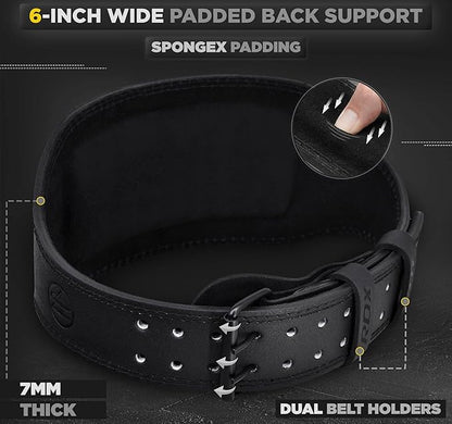 RDX Weight Lifting Belt Gym Fitness 4” 6” 6” Padded 10 Adjustable