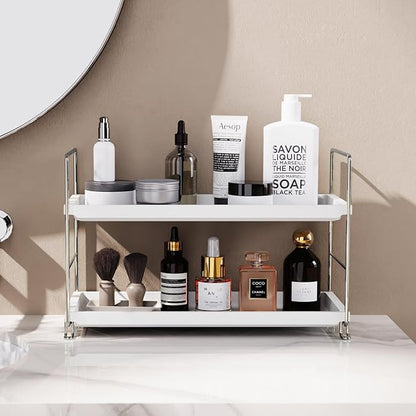 FSyueyun 2-Tier Makeup Shelf Organizer for Vanity