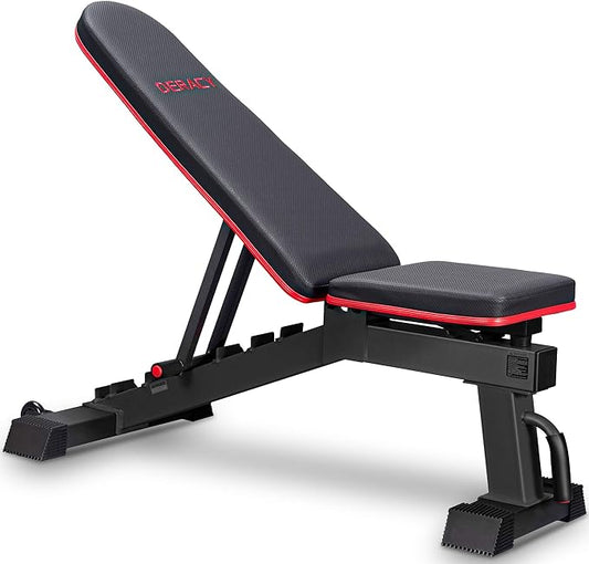 DERACY Adjustable Weight Bench for Full Body Workout