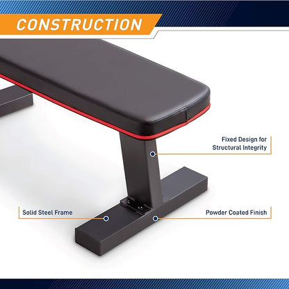 Marcy Flat Utility Weight Bench for Home Gym