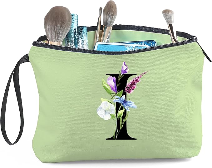 SEAMOON Birthday Inspirational Bridesmaid Proposal Team Small Gifts for Women Mom Aunt Teacher Sister Coworkers Makeup Cosmetic Bag Travel with Mirror Mothers Day Christmas Graduation I