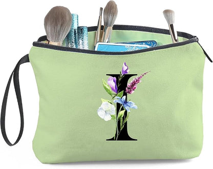 SEAMOON Birthday Inspirational Bridesmaid Proposal Team Small Gifts for Women Mom Aunt Teacher Sister Coworkers Makeup Cosmetic Bag Travel with Mirror Mothers Day Christmas Graduation I