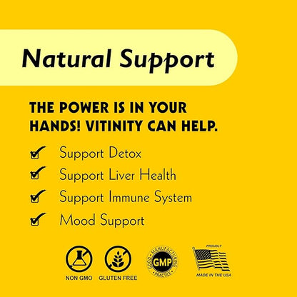 Anti Drink Liver Support Supplement-15+Key Ingredients for Craving Support,Liver Health,Kudzu, Milk Thistle,Holy Basil,DHM,All Natural Cleanse,Gradual Reduction,Nutrient Replenisher Tablets(30 Days)