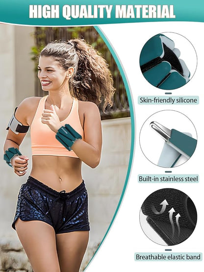 Wrist Ankle Weights Adjustable Training Intensity for Strength 2