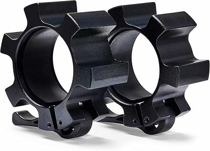 Metal Olympic Barbell Clamps 2inch Heavy Duty Exercise Collars 2" Barbell,Quick 1 Pair