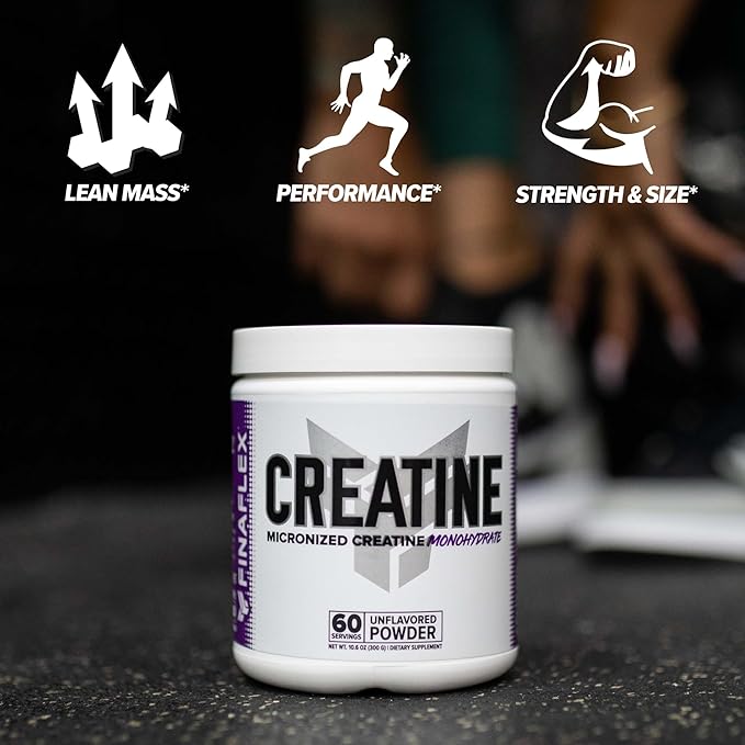 FINAFLEX PURE CREATINE, Unflavored - 500G - Promotes Muscular Strength, Size & Performance - 100% Pure, Micronized Creatine Monohydrate - 100 Servings.