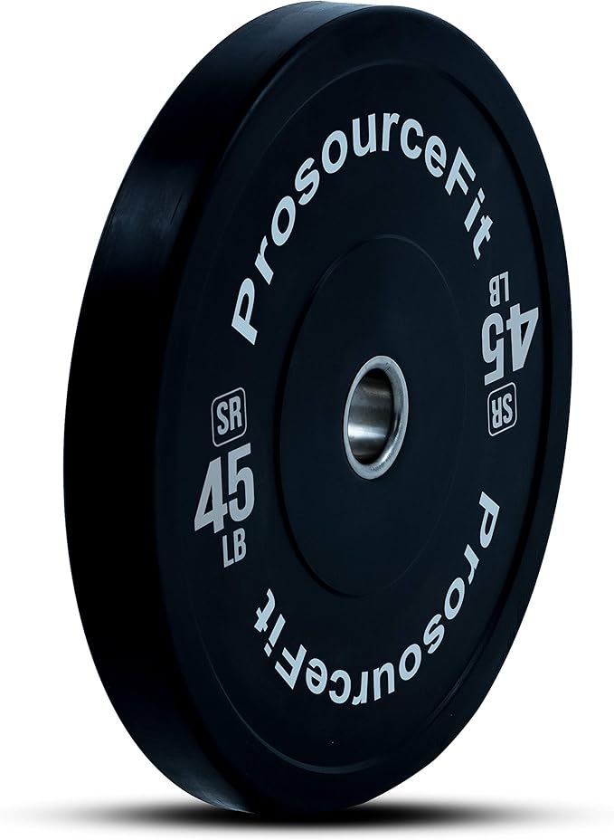 ProsourceFit Solid Rubber Bumper Plates (Sold Individually)