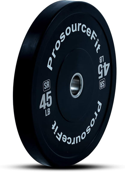 ProsourceFit Solid Rubber Bumper Plates (Sold Individually)