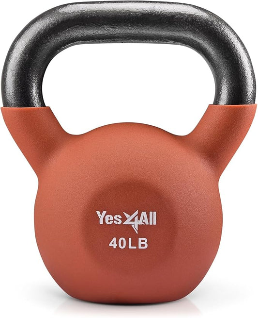 Yes4All Neoprene Coated/Adjustable Kettlebell & Kettlebell Sets -