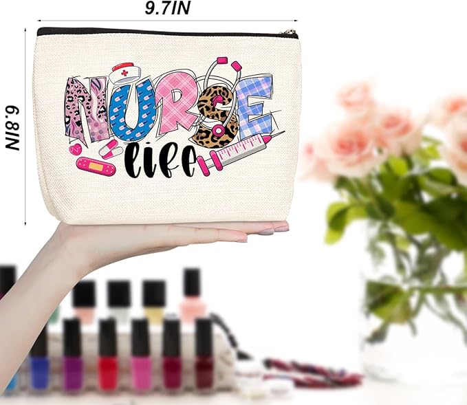Multifunctional Cosmetic Bag for Women - Makeup, Travel - Multicolor - 4 Pack