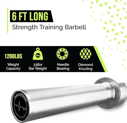 Invictus Women’s Barbell (6FT) (33LBS Bar Weight) (1200LBS