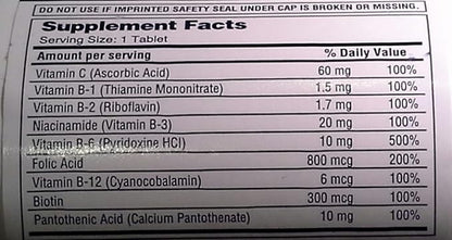 Rena-Vite Tablets, 100 Tablets Per Bottle (2 Bottles)