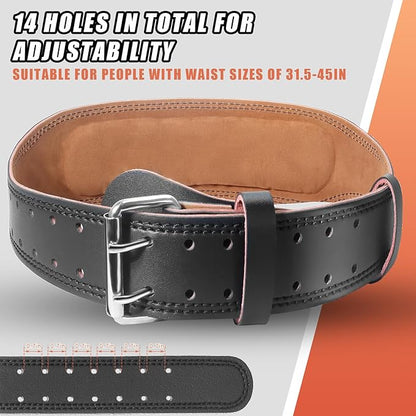 Weight Lifting Belt 4” Padded 14 Adjustable