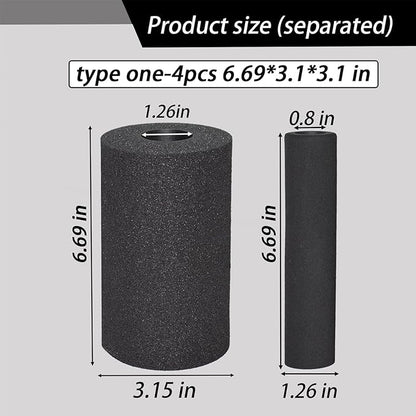 Foot Foam Pads Rollers Replacement Set for Home