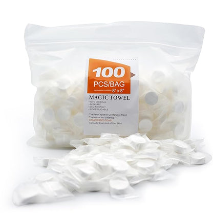 Mini Compressed Towels are Expandable Towels Reusable(100Pcs )