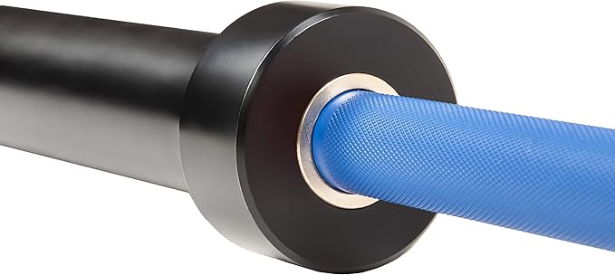Signature Fitness Olympic Cerakote Barbell – for Home 190K PSI 1,500-Pound Capacity,
