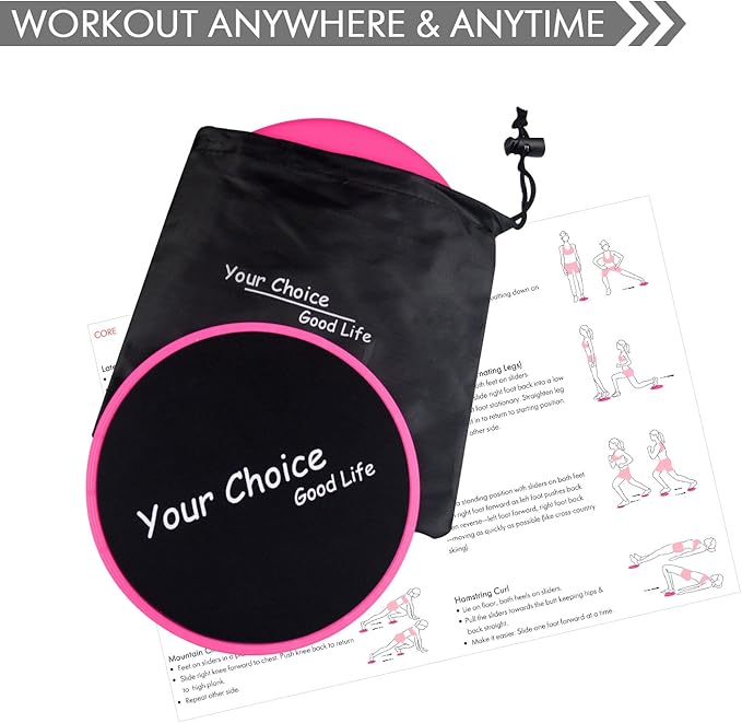 Your Choice Sliders Fitness Equipment Floor Sliders Exercise