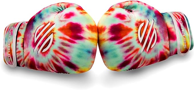 Sanabul Funk Strike Tie Dye Gel Boxing Gloves for Men & Women, Stylish and Protective Kickboxing Muay Thai Gloves for Training Sparring Punching Bag