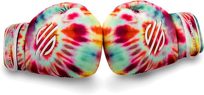 Sanabul Funk Strike Tie Dye Gel Boxing Gloves for Men & Women, Stylish and Protective Kickboxing Muay Thai Gloves for Training Sparring Punching Bag