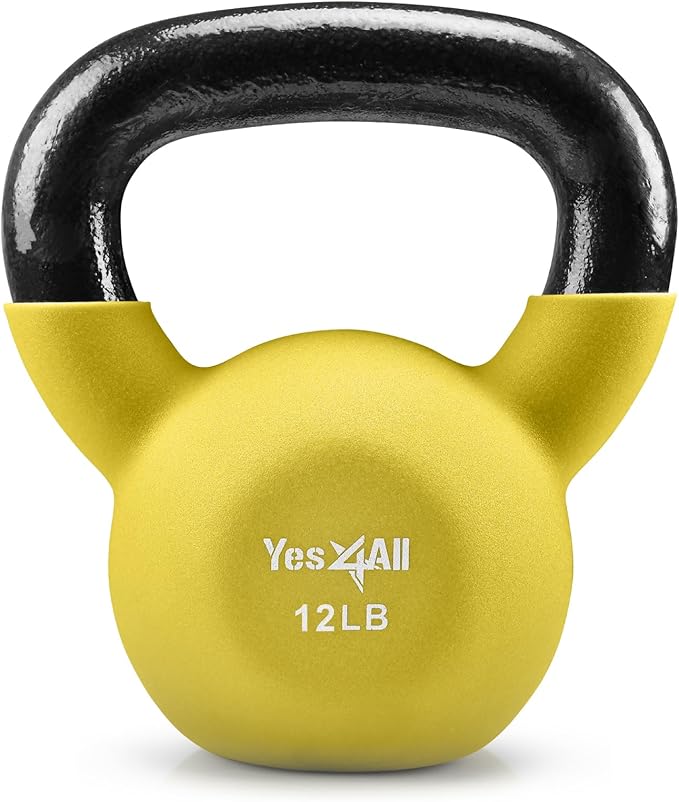Yes4All Neoprene Coated/Adjustable Kettlebell & Kettlebell Sets -
