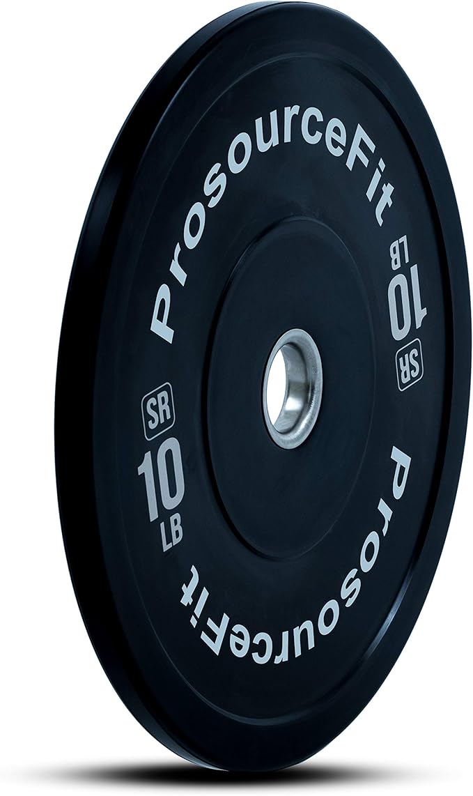 ProsourceFit Solid Rubber Bumper Plates (Sold Individually)