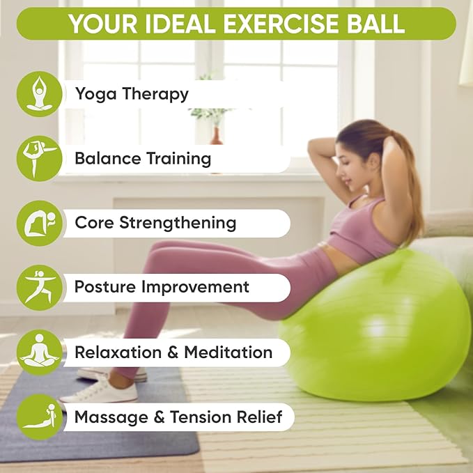 APEXUP Yoga Ball Exercise Ball