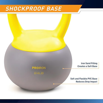 PROIRON Soft Kettlebell 8lb 16lb, 24lb, 24lb, 32lb 32lb Kettlebells