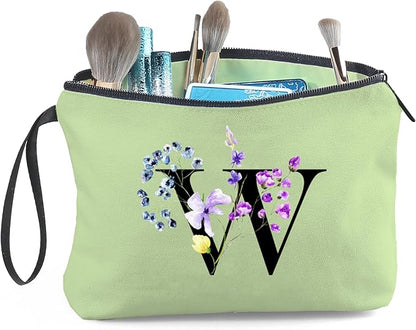 SEAMOON Birthday Inspirational Bridesmaid Proposal Team Small Gifts for Women Mom Aunt Teacher Sister Coworkers Makeup Cosmetic Bag Travel with Mirror Mothers Day Christmas Graduation W