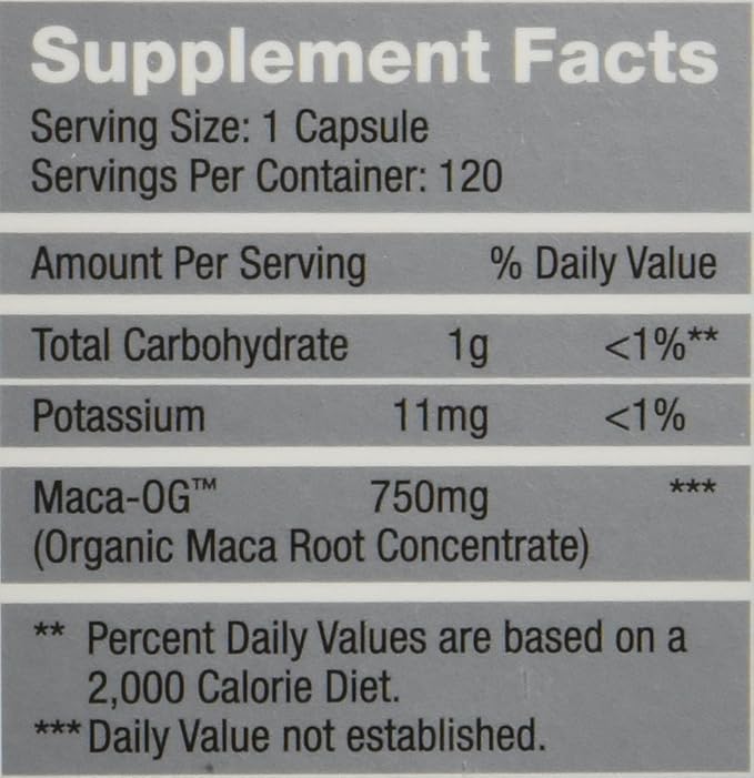 Revolution Macalibrium - Natural Concentrated Gelatinized Maca Supplement to Support Men's Hormone Health, Energy, Strength, Power, and Reproductive Health -120 Vegan Capsules (60 Day Supply)